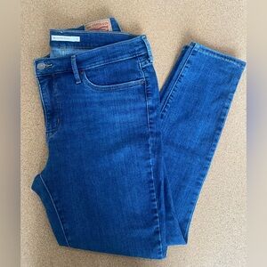 Levi's 311 Distressed Shaping Skinny Jeans - Dark Wash